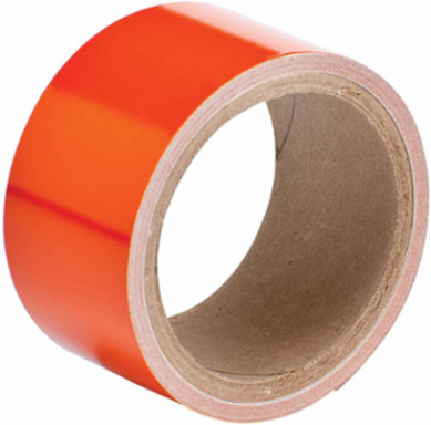 Marking Tape Roll - Reflective Vinyl, Solid Color, Orange, 2" x 5 Yds