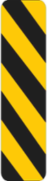 Traffic 6 In W Sign, 24" H x 6" W x 0.090" D, Aluminum