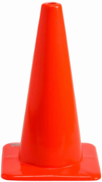 Traffic Cones, 18" H