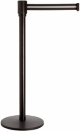 Indoor TensaBarrier Barricade System, Black, 40" H
