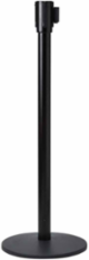 Indoor TensaBarrier Barricade System, Black, 40" H