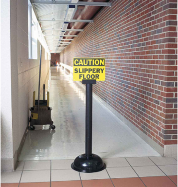Post Sign Adapter - Small, Black