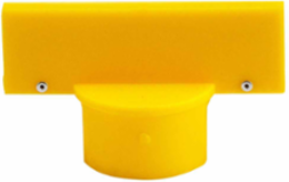 Post Sign Adapter - Small, Yellow