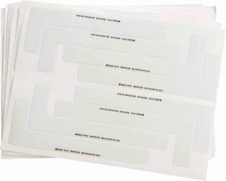 BradyGloTM Marking Tape L-Shaped Corner Marks, 3 Inch x 9 Inch, Anti-Skid Polyester, Glow in the Dark