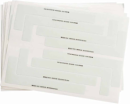 BradyGloTM Marking Tape L-Shaped Corner Marks, 3 Inch x 9 Inch, Anti-Skid Polyester, Glow in the Dark