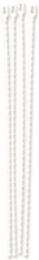 Reusable Beaded Ties, 7" L, Plastic