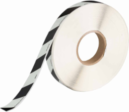 BradyGloTM Egress Marking Tape - Glow-in-the-Dark Polyester, 1 Inch x 250 Feet, Stripes