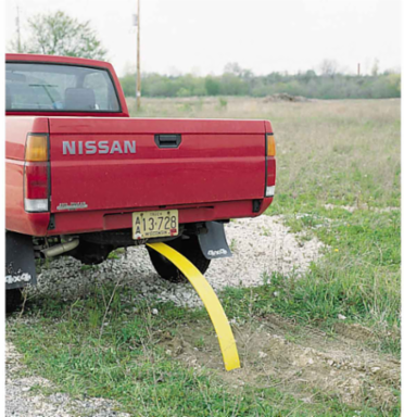 Caution Gas Pipeline Warning Label, 14 Inch x 3 Inch, Permanent Adhesive, Outdoor Use