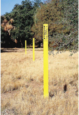 Caution Gas Pipeline Warning Label, 14 Inch x 3 Inch, Permanent Adhesive, Outdoor Use