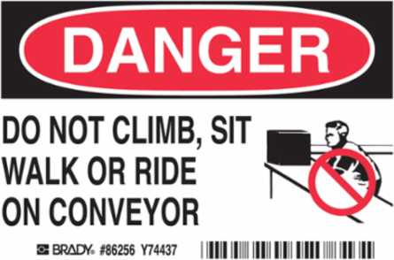 DANGER.DO NOT, Pack of 5 Labels, Polyester