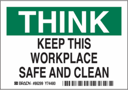 KEEP THIS WORK, 3.5" H x 5" W x 0.006" D, Pack of 5 Labels
