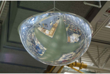 Full Dome Safety Mirror, 24" Dia