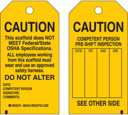 Scaffolding Tags - Write-On Paper Cardstock