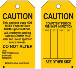 Scaffolding Tags - Write-On Paper Cardstock