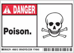 Equipment/oem labels Sign, 10" H x 7" W x 0.006" D