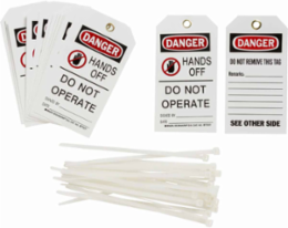 Tags: DANGER: HANDS OFF DO NOT OPERATE Signed BY: DATE: