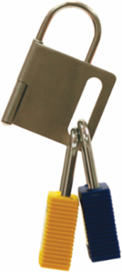 Small Hinged Metal Lockout Hasp