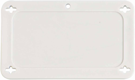 Blank Valve Tags 2.2 Inch H x 3.7 Inch W, Outdoor Use, Plastic