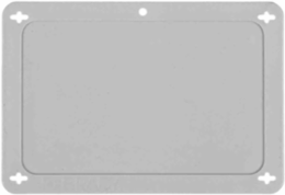 Blank Valve Tags, 3.2 Inch x 4.7 Inch, Plastic, Gray, with Pre-Punched Holes