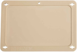 Blank Valve Tags, 3.2 Inch x 4.7 Inch, Durable Plastic, Tan