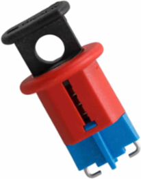 Miniature Circuit Breaker Lockout Device, Pin-In Standard, 0.28 Inch Shackle Diameter, 24.13 mm x 41.7 mm x 13.72 mm