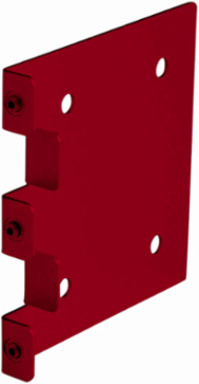 Extra Bracket For BradyGlo Sign, Red, 0.25" D, Red
