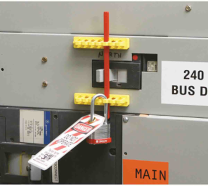 Breaker Blocker Kit - Electrical Risk Lockout, Includes 7-1/2 Inch Bars, Glass-Reinforced Nylon