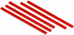 Red Breaker Blocker Bar, 7.6 Inch, 5 Piece Pack, for 480/600V Circuit Breakers