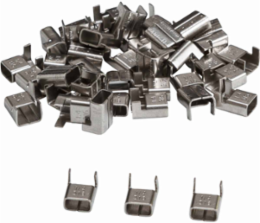 Stainless Steel Banding Heads, Pack of 100 Each