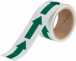 BradyGloTM Egress Marking Tape - 2 Inch x 5 Yd, Photoluminescent Polyester, Arrow