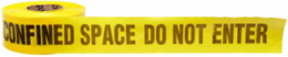 Standard Barricade Tape Roll - Polyethylene, DO NOT ENTER, Black on Yellow