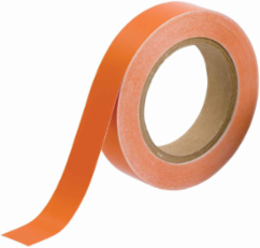 Solid Color Banding Tape for Pipe Marking - Roll Form, Vinyl, Orange, 1" x 30 yd