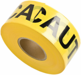 Barricade Tape 3 Inch x 1000 ft, 3 MIL, Black on Yellow CAUTION