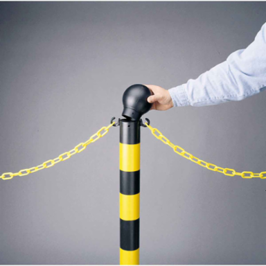 BradyLink C-Hook, Yellow, 3 Inch Height, Polyethylene