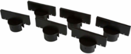Post Sign Adapter - Large, Black, 6 Each
