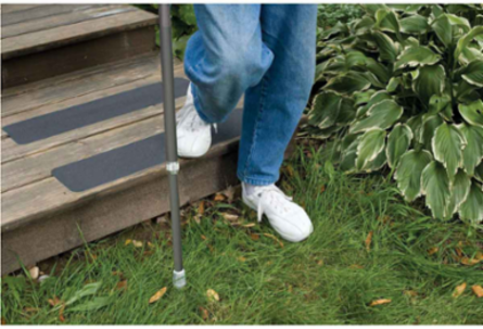 Hazard Marking Anti-Skid Tape Roll - Anti-Skid Vinyl, CAUTION, Black on Yellow, 3" x 54'