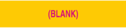 Blank Sign Insert 1.6875 Inch H x 8 Inch W Plastic for Outdoor Use