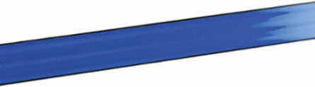 BriteSide Reflective Panel, Blue, 6 ft H x 3 in W, Diamond Grade Reflective