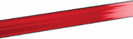 BriteSide Reflective Panels, Red, 6 ft H x 3 in W, Diamond Grade Reflective