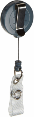 Gray Badge Holder, Each