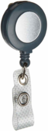 Gray Badge Holder, Each