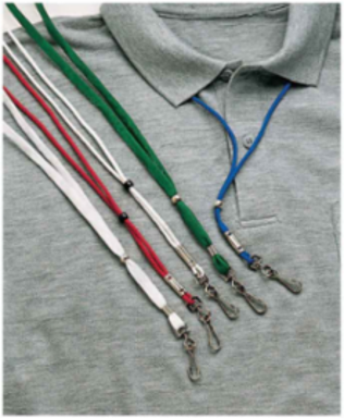Red Lanyard, 0.375" W x 36" L