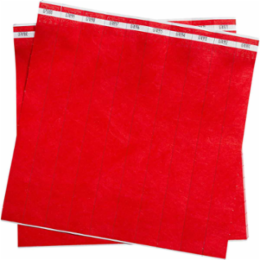 Security Tyvek ® Wristbands, Red