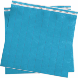 Security Tyvek ® Wristbands, Blue
