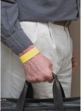 Security Tyvek ® Wristbands, Orange