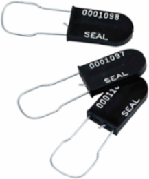 Padlock Plastic Seals, Black
