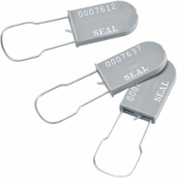 Padlock Plastic Seals, Gray