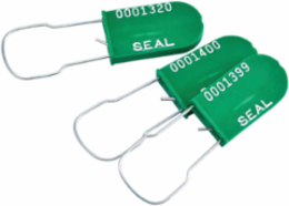 Padlock Plastic Seals, Green