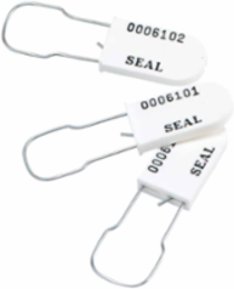 Padlock Plastic Seals, White