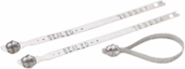 Rolled Edge Ball Seals, Silver